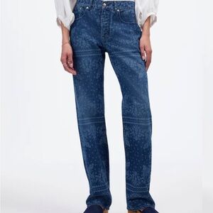 NWT Madewell Dean Easy Straight Jean